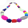 New Style Design Silicone Teether Toy Necklace Baby Teething Necklaces